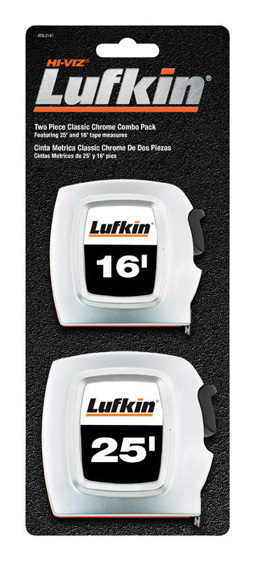 LUFKIN - Lufkin 25 ft. L X 1 in. W Tape Measure Set 1 pk