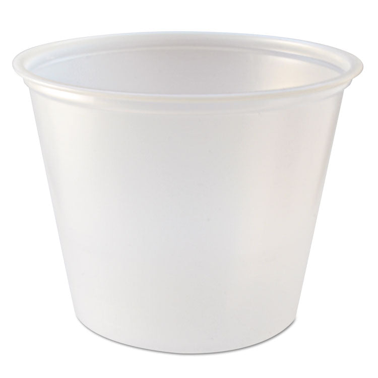 Fabri-Kal - Portion Cups, 5.5 oz, Translucent, 125/Sleeve, 20 Sleeve/Carton