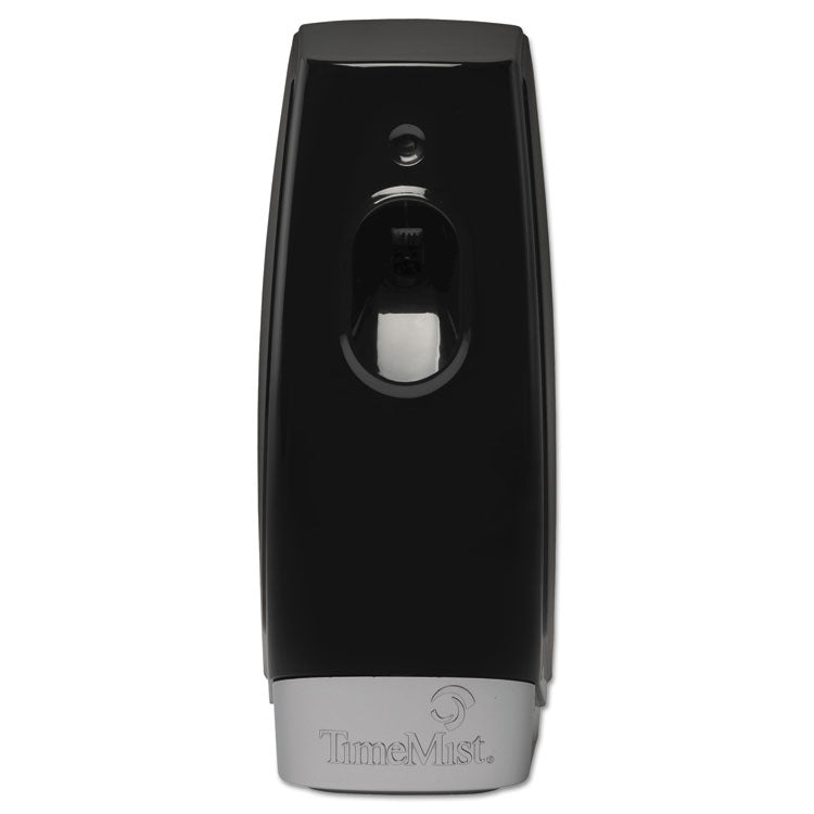 TimeMist - Settings Metered Air Freshener Dispenser, 3.5" x 3.5" x 8.25", Black, 6/Carton