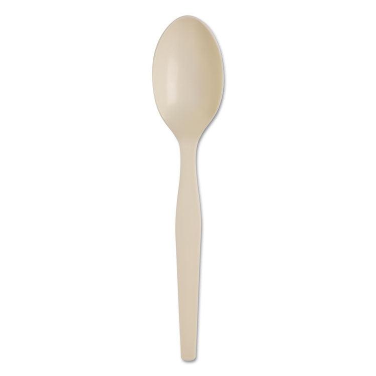 Dixie - SmartStock Plastic Cutlery Refill, Spoons, 6", Series-O Mediumweight Bio-Blend, Beige, 40/Pack, 24 Packs/Carton