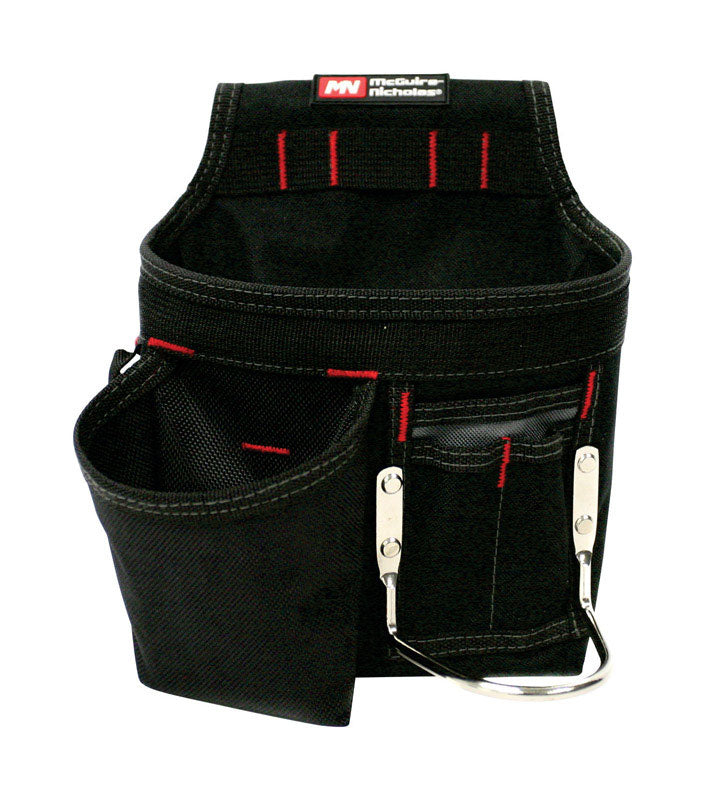 MCGUIRE-NICHOLAS - McGuire-Nicholas Polyester Tool Pouch 6 pocket Black 1 pc