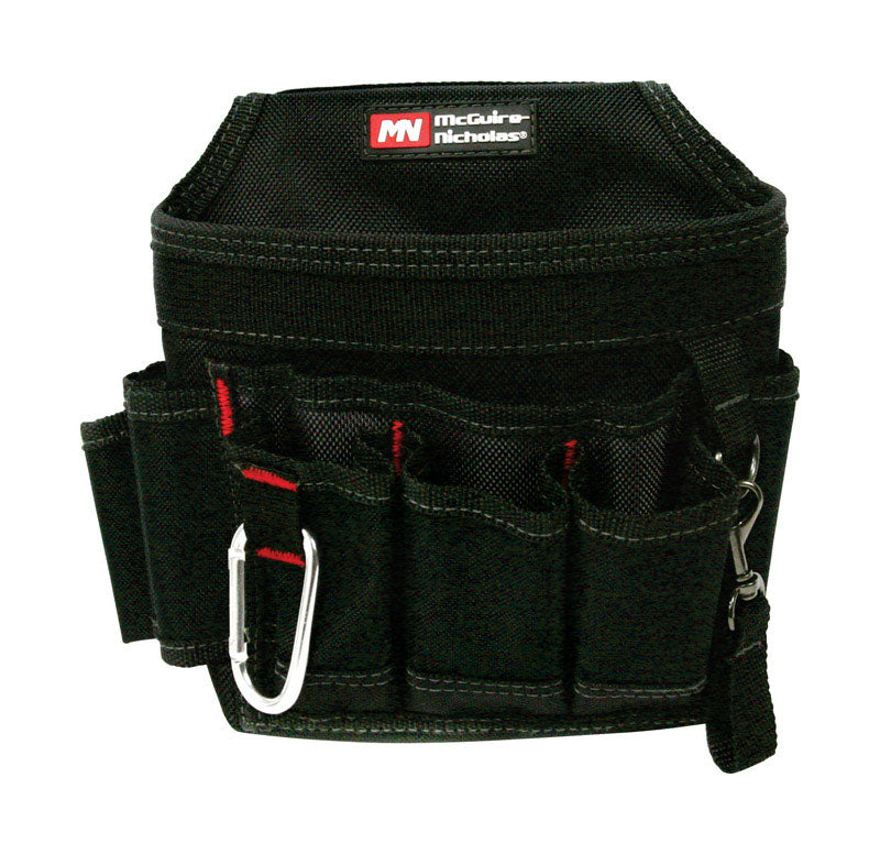 MCGUIRE-NICHOLAS - McGuire-Nicholas 8 in. W X 8 in. H Polyester Tool Pouch 7 pocket Black 1 pc