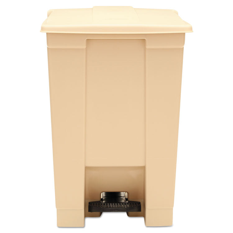 Rubbermaid Commercial - Indoor Utility Step-On Waste Container, 12 gal, Plastic, Beige