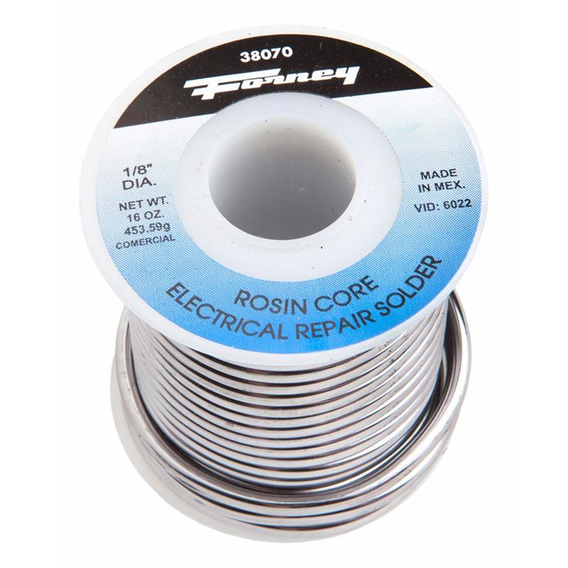 FORNEY - Forney 16 oz Rosin Core Solder Wire 1/8 in. D Lead/Tin/Antimony 1 pc