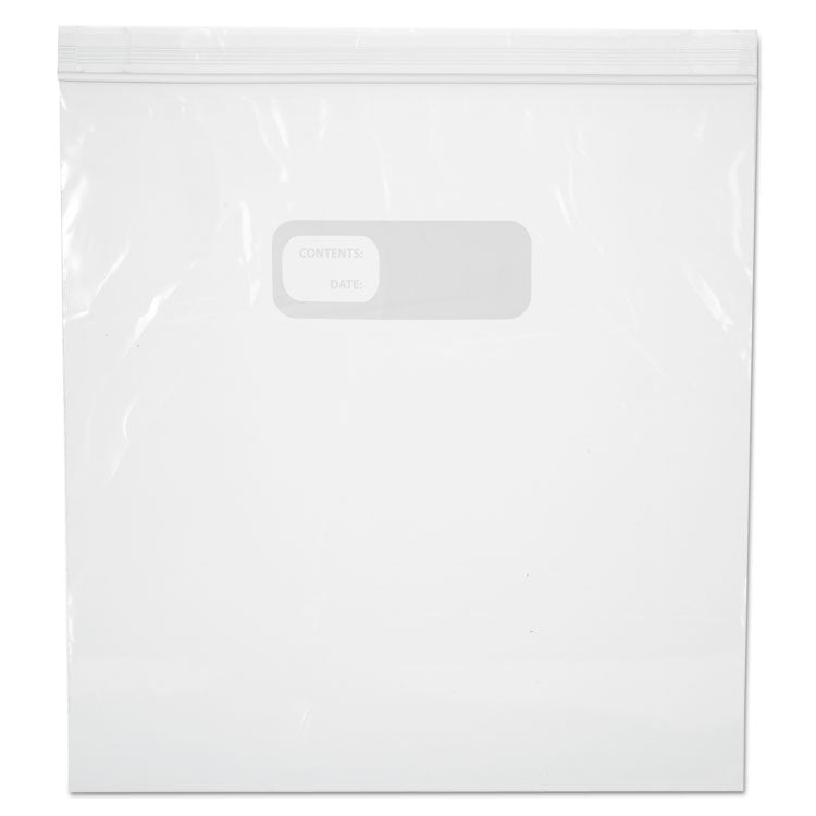 Boardwalk - Reclosable Food Storage Bags, 1 gal, 2.7 mil, 10.5" x 11", Clear, 250/Box