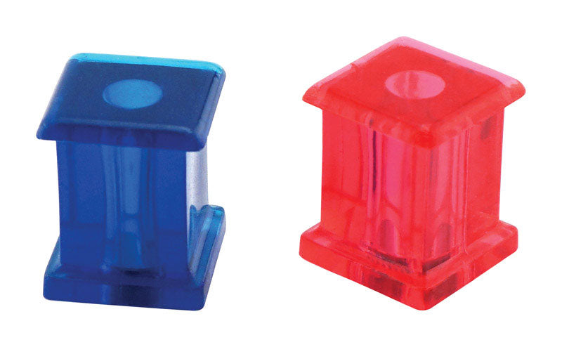 MAGNET SOURCE - Magnet Source .625 in. L X .5 in. W Assorted Magnetic Push Pins 10 pc [7511]