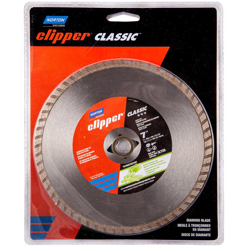 NORTON - Norton Clipper 7 in. D X 5/8 and 7/8 in. Diamond Turbo Rim Circular Saw Blade 1 pk