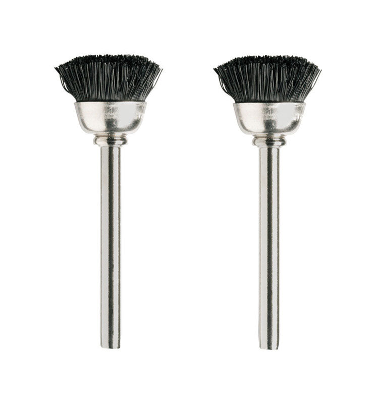 DREMEL - Dremel 1/2 in. X 1-3/4 in. L Nylon Brush 2 pk