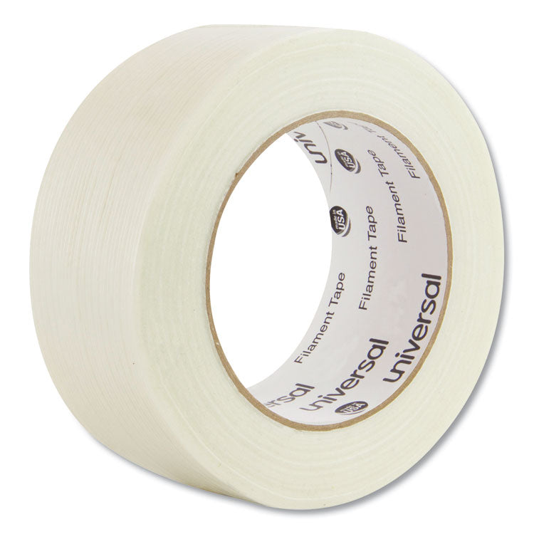 Universal - 350# Premium Filament Tape, 3" Core, 48 mm x 54.8 m, Clear