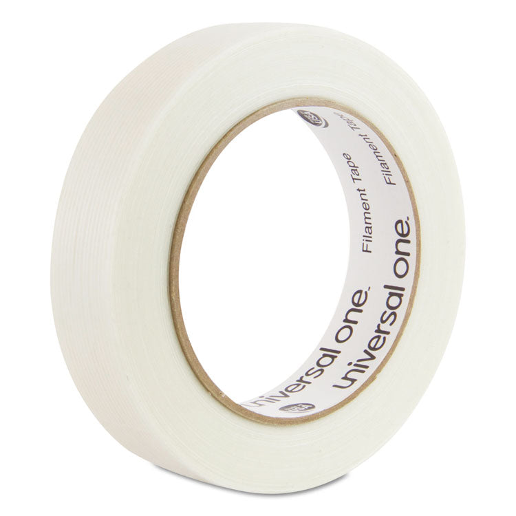 Universal - 350# Premium Filament Tape, 3" Core, 24 mm x 54.8 m, Clear