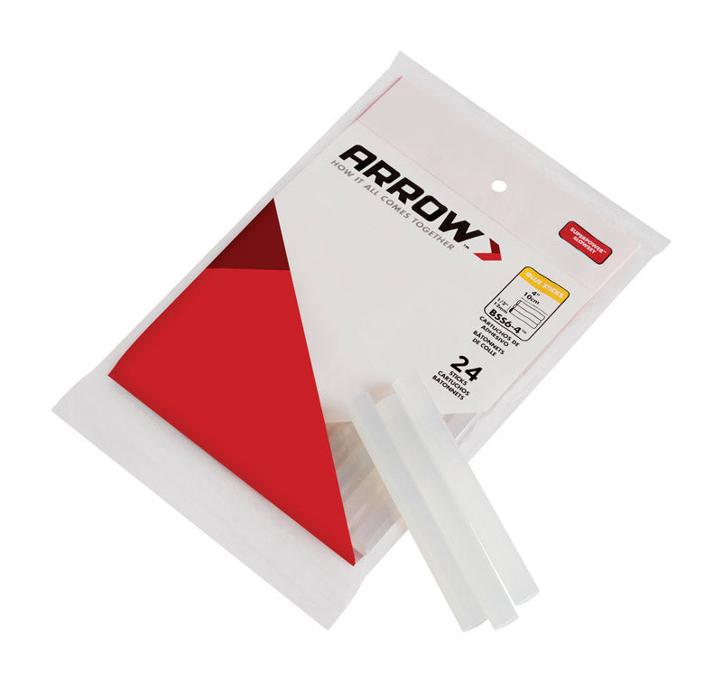 ARROW FASTENER - Arrow 0.5 in. D X 4 in. L Glue Sticks Clear 24 pk