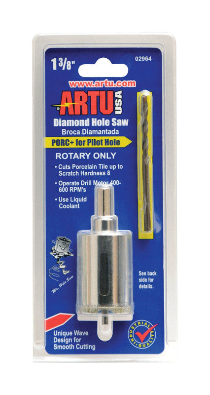 ARTU - ARTU 1-3/8 in. Carbide Grit Hole Saw 1 pc