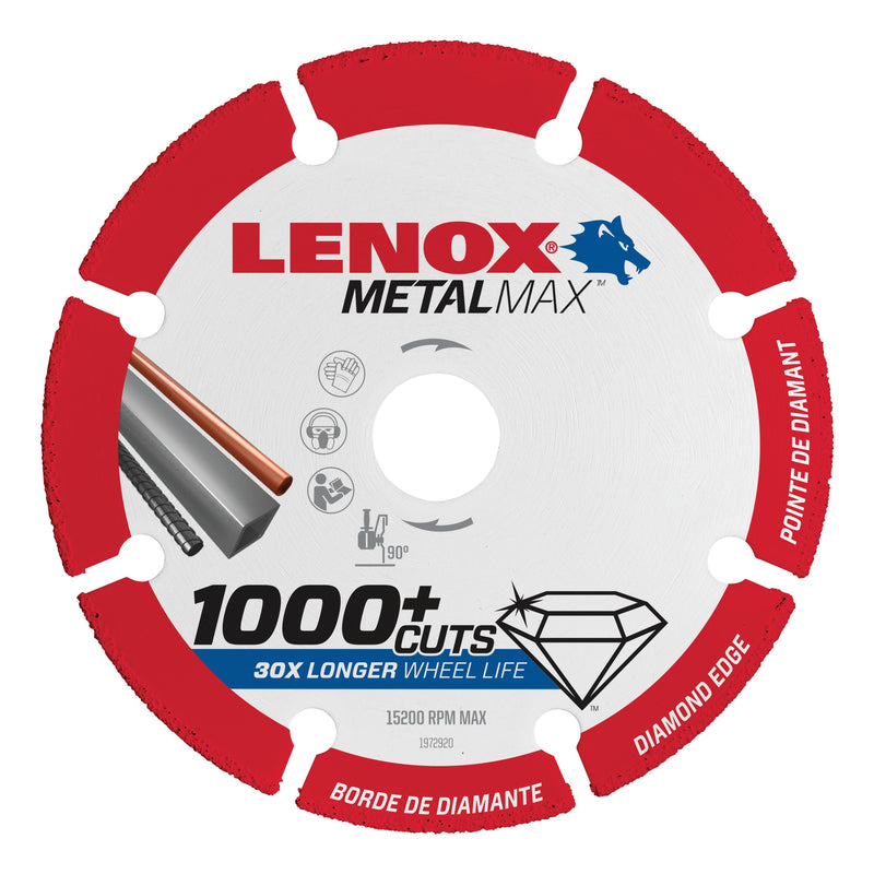 LENOX - Lenox MetalMax 3 in. D X 3/8 in. Diamond/Metal Metal Cut-Off Blade 1 pc