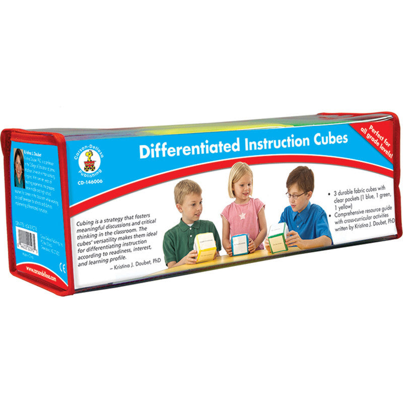 CARSON DELLOSA EDUCATION - Differentiated Instruction Cubes Manipulative, Grade PK-5, Pack of 3