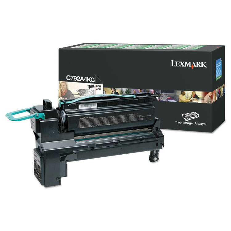 Lexmark - C792A4KG Return Program Toner, 6,000 Page-Yield, Black
