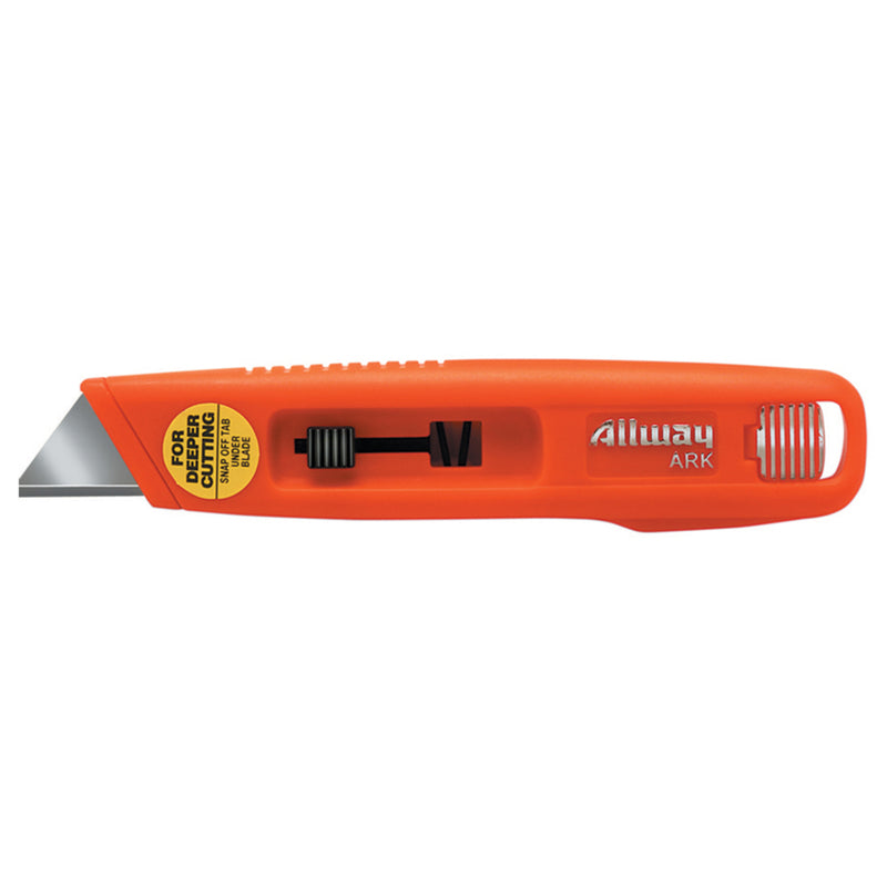 ALLWAY - Allway 8.5 in. Retractable Safety Knife Orange 1 pk - Case of 10