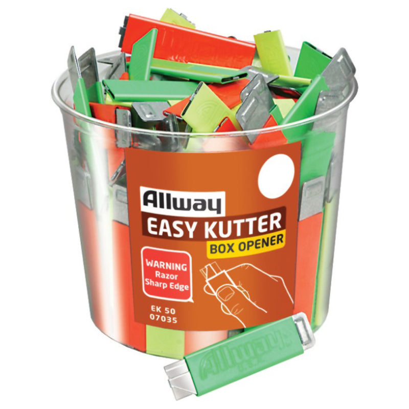 ALLWAY - Allway Easy Kutter 5.9 in. Sliding Box Cutter Assorted 50 pk - Case of 50