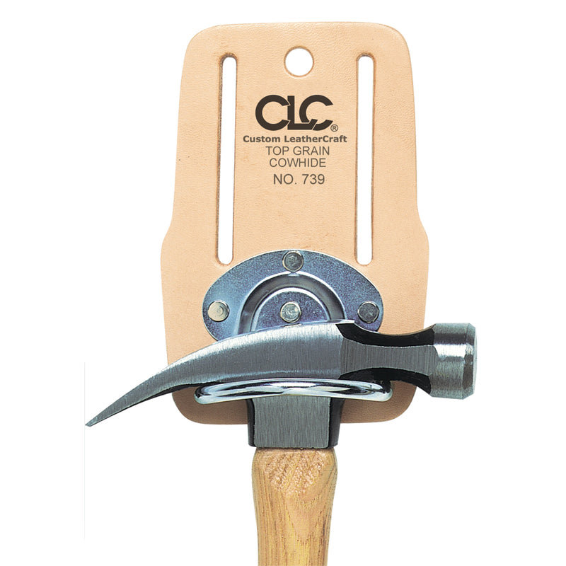 CLC - CLC Leather Hammer Holder 4.12 in. L X 7.2 in. H Tan