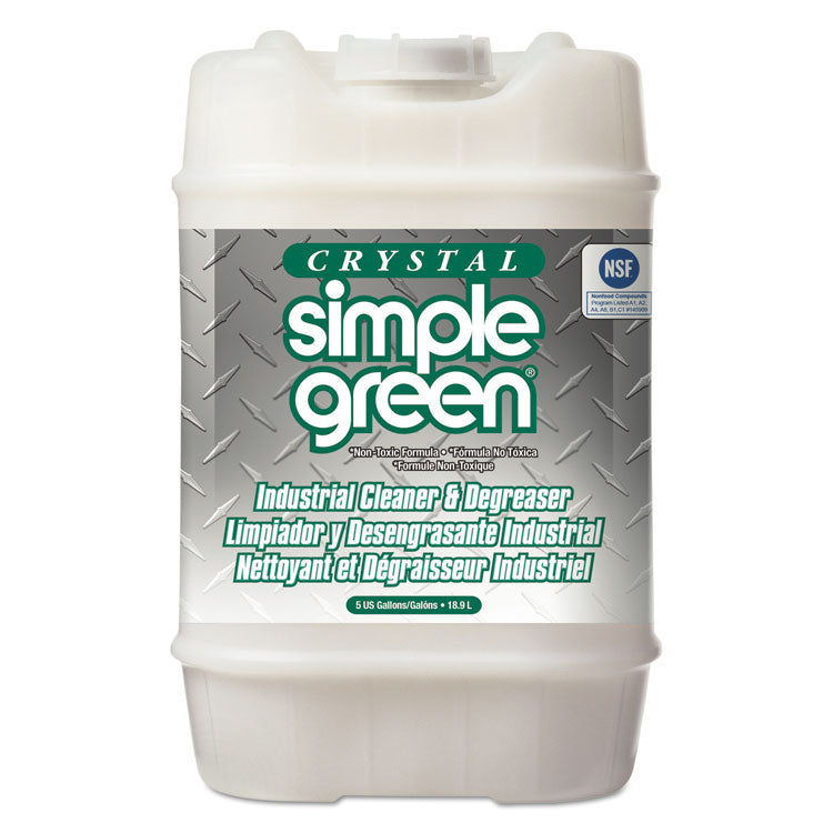 Simple Green - Crystal Industrial Cleaner/Degreaser, 5 gal Pail