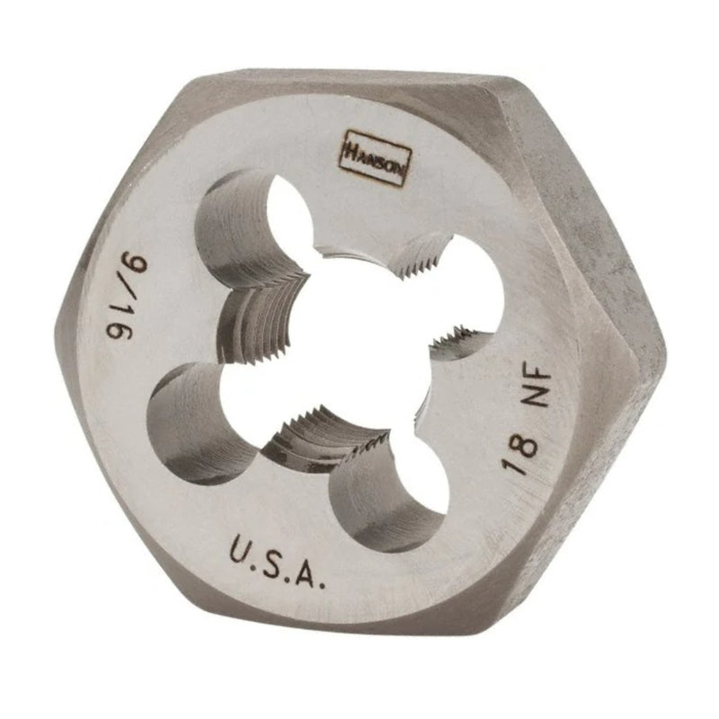 IRWIN - Irwin Hanson High Carbon Steel SAE Hexagon Die 9/16 in. 1 pc [6849]