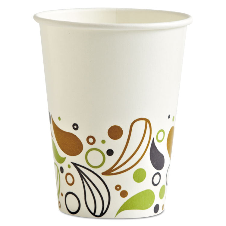 Boardwalk - Deerfield Printed Paper Cold Cups, 12 oz, 20 Cups/Sleeve, 50 Sleeves/Carton