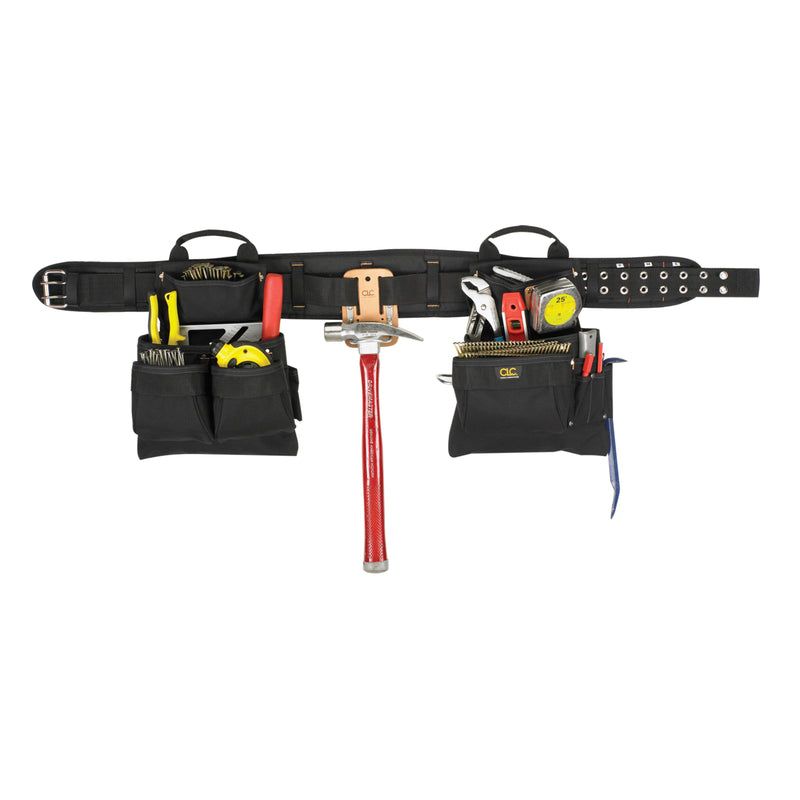 CLC - CLC 17 pocket Polyester Fabric Tool Belt 24.5 in. L X 16.5 in. H Black 29 in. 46 in.