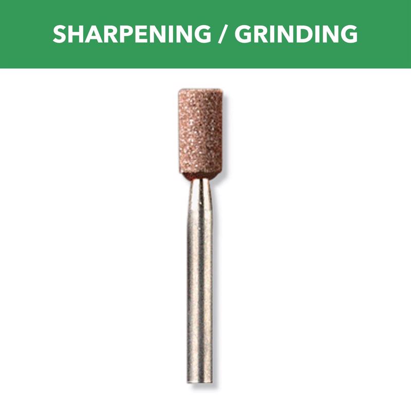 DREMEL - Dremel 1/4 in. D X 3/16 in. L Aluminum Oxide Grinding Stone Cylinder 35000 rpm 1 pc