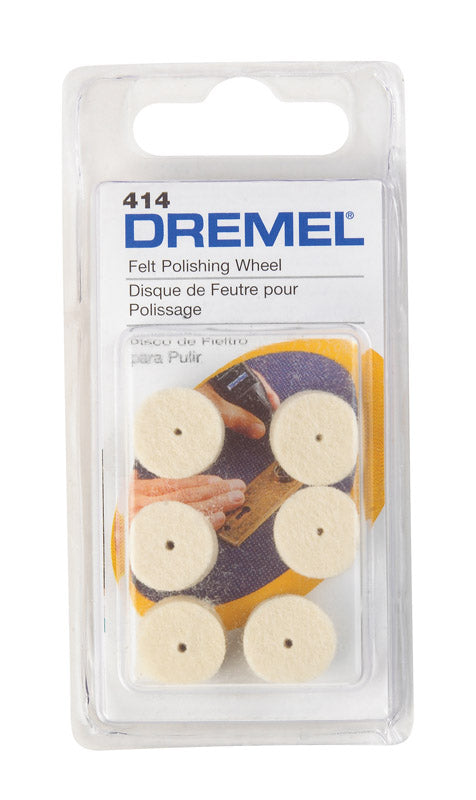 DREMEL - Dremel 1/2 in. L Felt Cloth Felt Polishing Wheel 6 pk