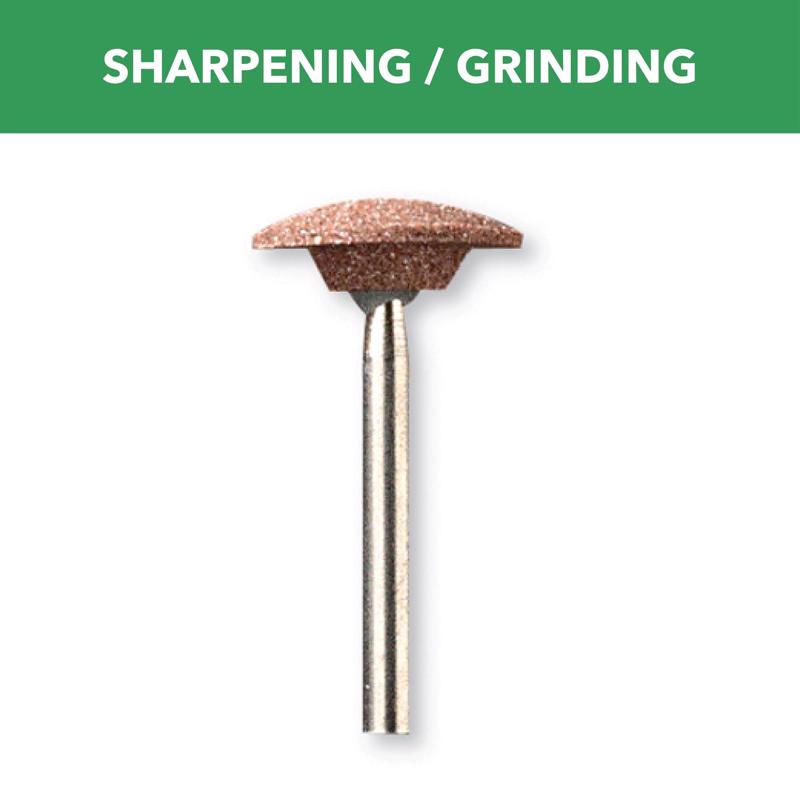 DREMEL - Dremel 5/8 in. D X 5/8 in. L Aluminum Oxide Grinding Stone Domed 35000 rpm 1 pc