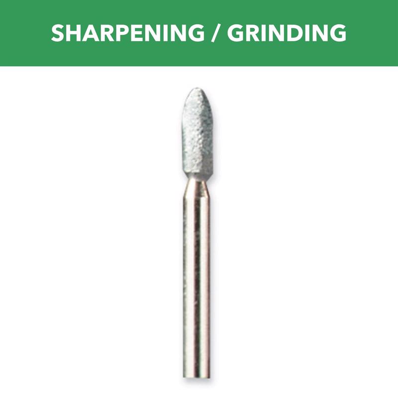 DREMEL - Dremel 1/8 in. D X 1/8 in. L Silicon Carbide Grinding Stone Conical 35000 rpm 1 pc