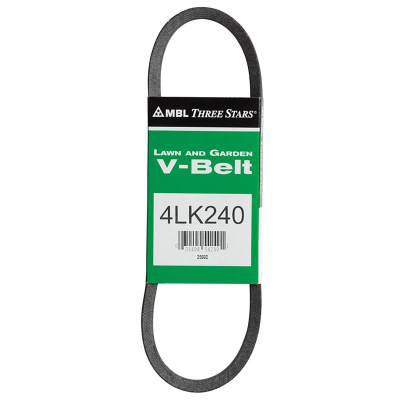 MITSUBOSHI - Mitsuboshi Super KB 4LK240 V-Belt 0.5 in. W X 24 in. L For Riding Mowers