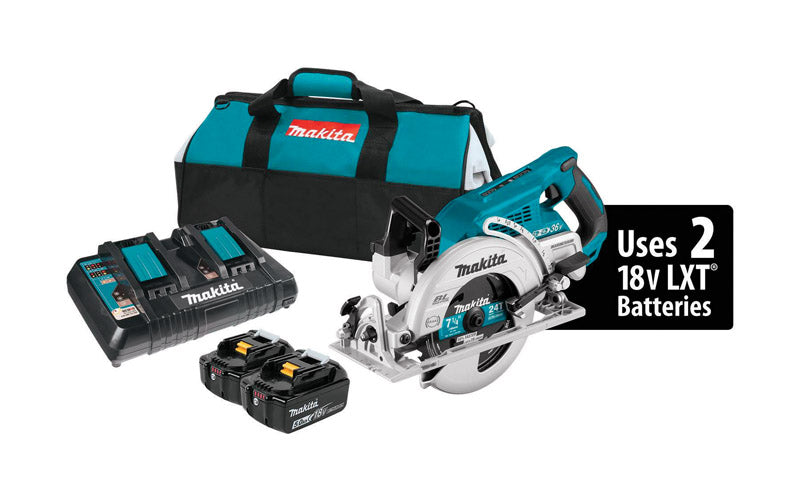 MAKITA - Makita 36V 7-1/4 in. Cordless Brushless Rear Handle Circular Saw Kit (Battery & Charger)
