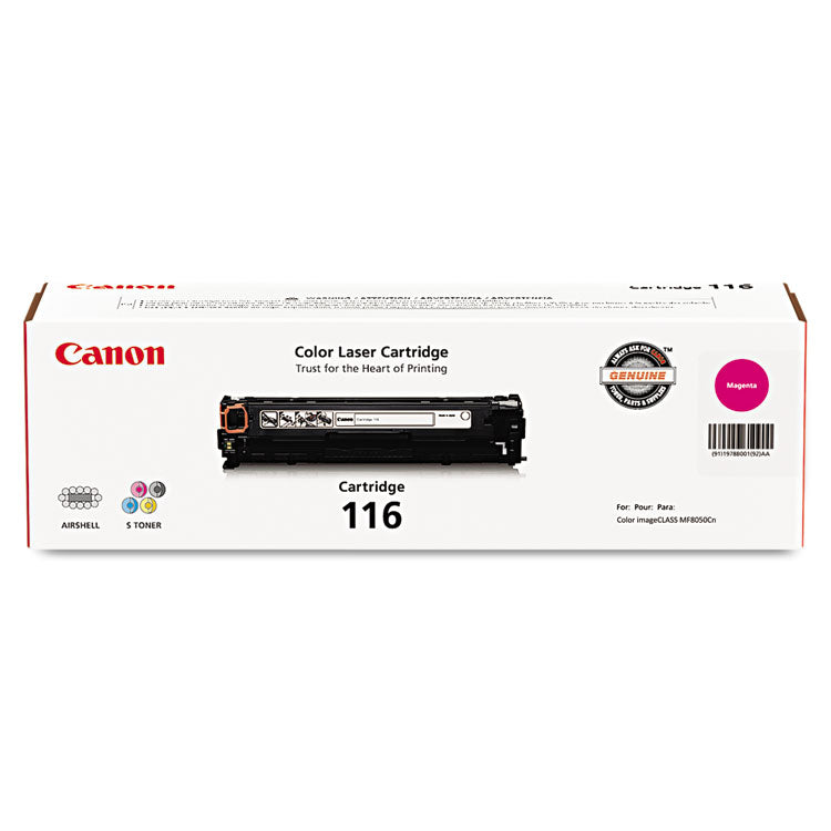 Canon - 1978B001 (116) Toner, 1,500 Page-Yield, Magenta