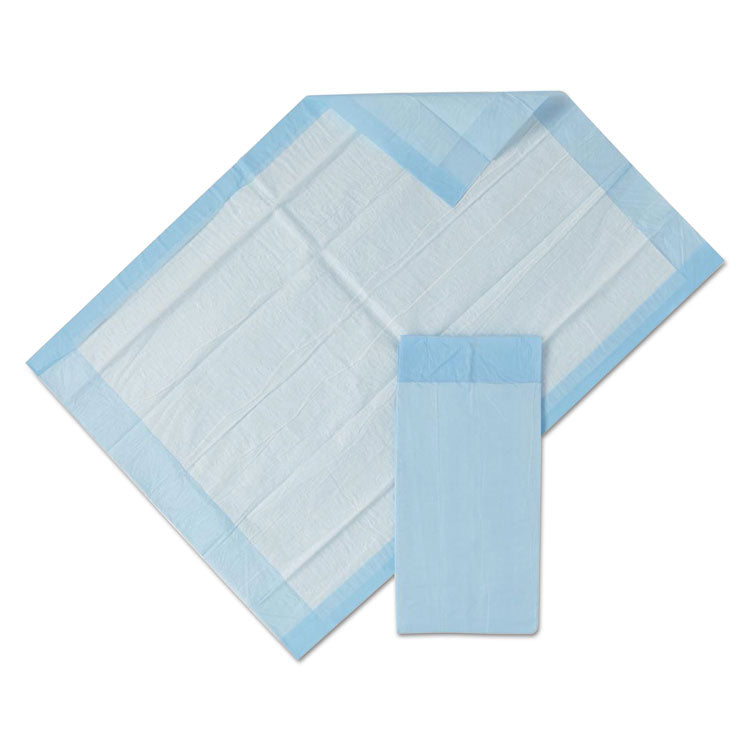 Medline - Protection Plus Disposable Underpads, 23" x 36", Blue, 25/Bag, 6 Bag/Carton