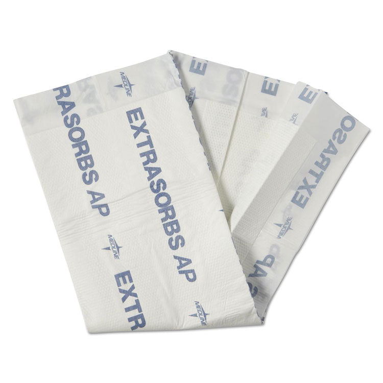 Medline - Extrasorbs Air-Permeable Disposable DryPads, 30" x 36", White, 70/Carton