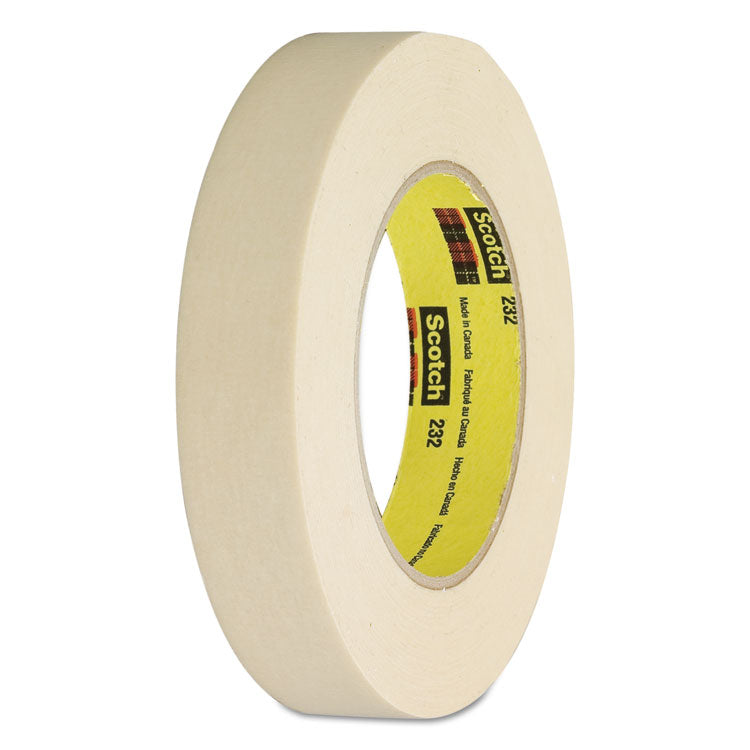 Scotch - High-Performance Masking Tape 232, 3" Core, 24 mm x 55 m, Tan