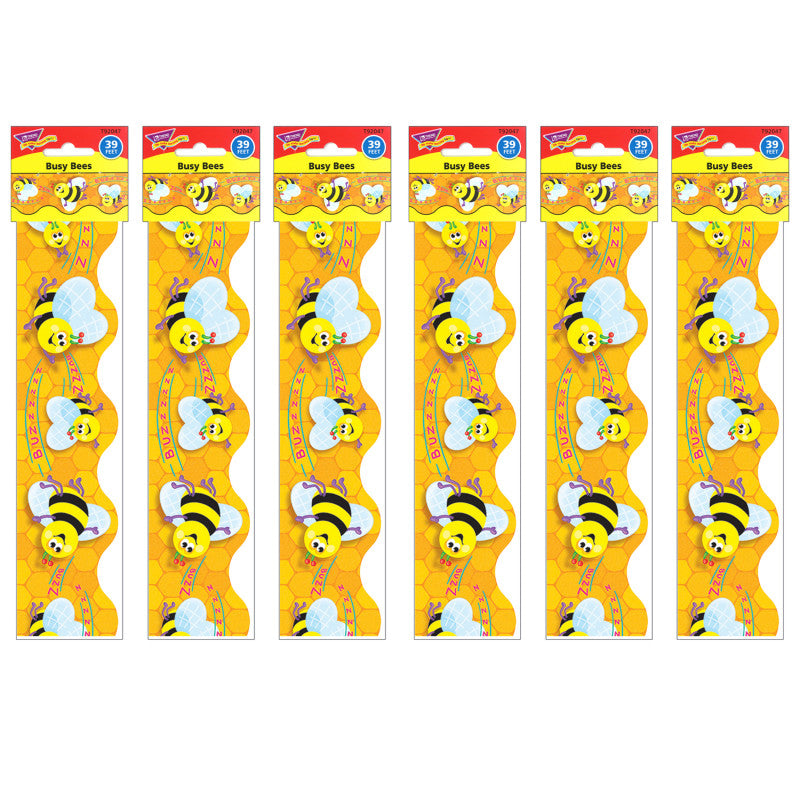 TREND - Busy Bees Terrific Trimmers®, 39 Feet Per Pack, 6 Packs