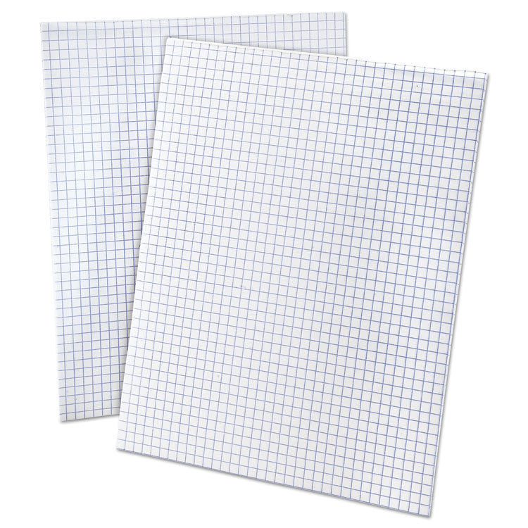 Ampad - Quadrille Pads, Quadrille Rule (4 sq/in), 50 White (Standard 15 lb Bond) 8.5 x 11 Sheets
