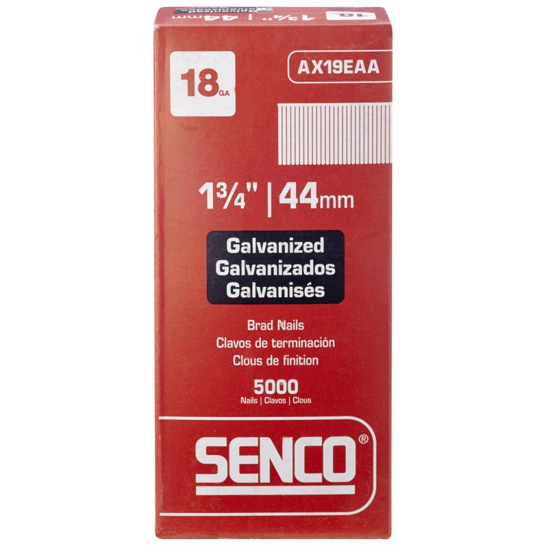 SENCO - Senco 18 Ga. X 1-3/4 in. L Galvanized Steel Brad Nails 5000 pk