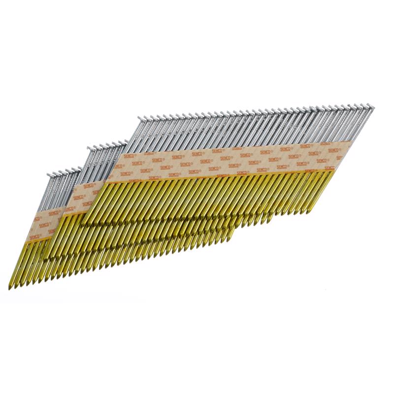 SENCO - Senco ProHead 3-1/4 in. L X 16 Ga. Angled Strip Hot-Dip Galvanized Framing Nails 34 deg 2,500 pk