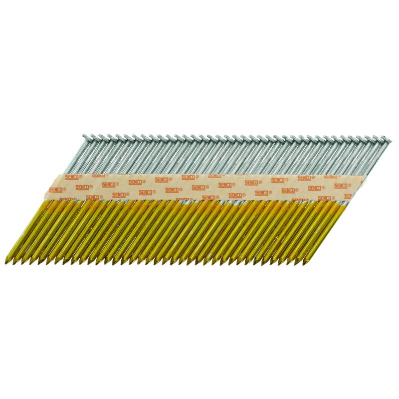 SENCO - Senco 3 in. 16 Ga. Angled Strip Hot-Dip Galvanized Framing Nails 34 deg 2,500 pk