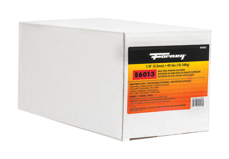FORNEY - Forney 1/8 in. D X 15 in. L E6013 Mild Steel Welding Electrodes 83000 psi 40 lb