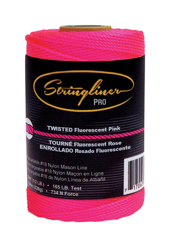 STRINGLINER - Stringliner 0.5 oz Mason's Line and Reel 540 ft. Pink Twisted