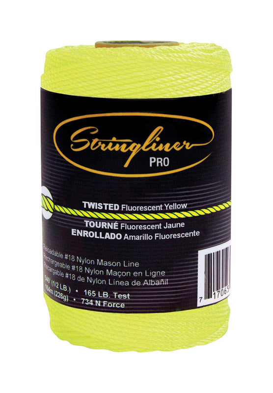 STRINGLINER - Stringliner 0.5 oz Mason's Line and Reel 540 ft. Yellow Twisted