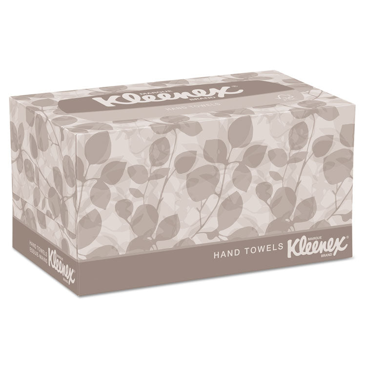 Kleenex - Hand Towels, Pop-Up Box, Cloth, 1-Ply, 9 x 10.5, White, 120/Box, 18 Boxes/Carton