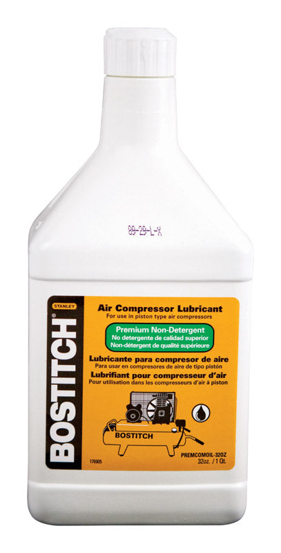 BOSTITCH - Stanley Bostitch Air Compressor Lubricating Oil 32 oz Bottle 1 pc