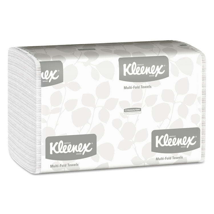Kleenex - Multi-Fold Paper Towels, 9.2 x 9.4, White, 150/Pack, 16 Packs/Carton
