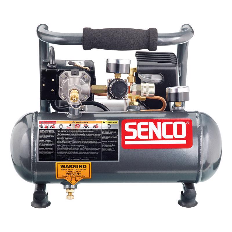 SENCO - Senco 1 gal Horizontal Portable Hand-Held Air Compressor 125 psi 1/2 HP