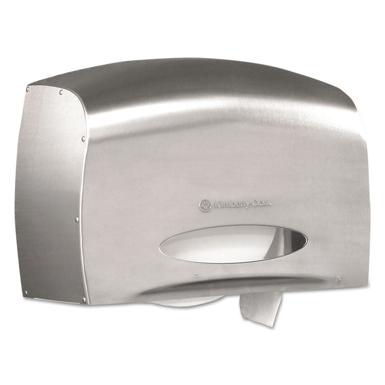 Scott - Pro Coreless Jumbo Roll Tissue Dispenser, EZ Load, 14.38 x 6 x 9.75, Stainless Steel