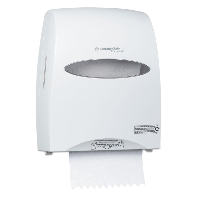 Kimberly-Clark Professional* - Sanitouch Hard Roll Towel Dispenser, 12.63 x 10.2 x 16.13, White (9022419)